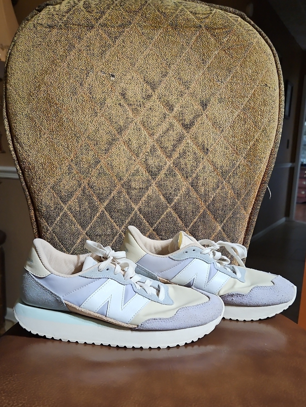 New Balance 237 Violet Haze/Macadamia Nut Pastel Lace Up Sneakers Running Shoes
